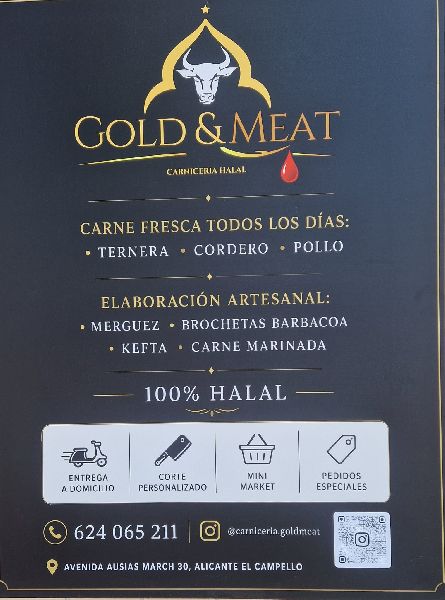GOLD & MEAT  (Carnicería Halal)